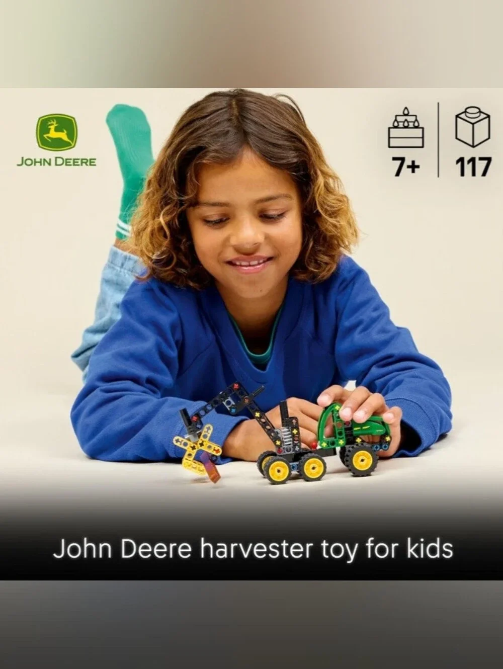 LEGO Technic John Deere Wheeled Harvester Set. NWT Ages 7+ 117 PCS